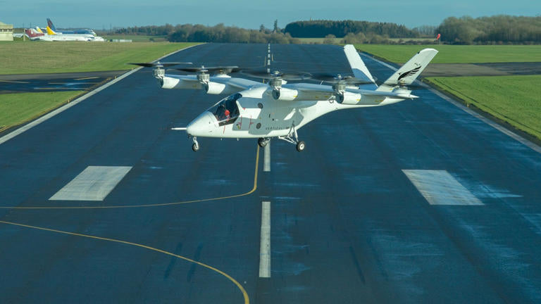 Vertical Aerospace VX4 during a flight test