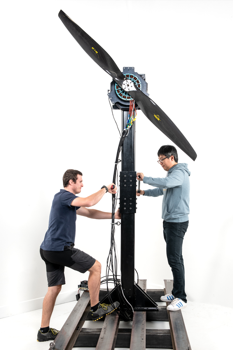 thrust stand for large motors