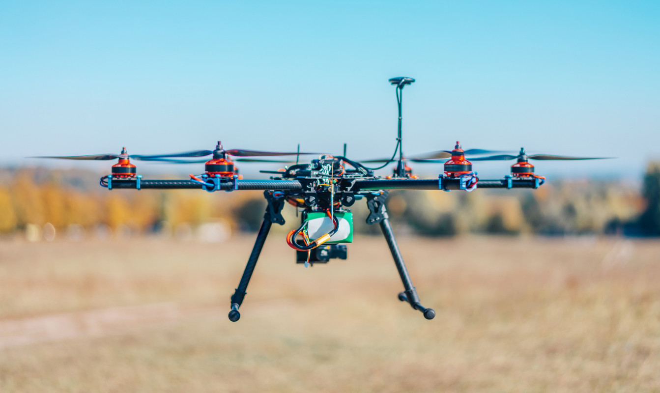 drone hovering at equilibrium