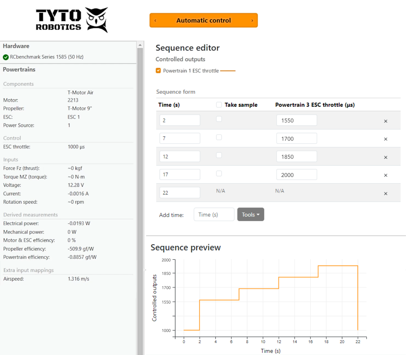 propeller testing software