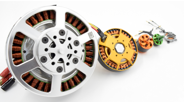Brushless motors of various sizes