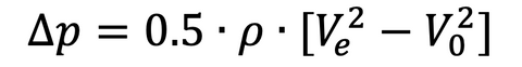 propeller pressure change equation