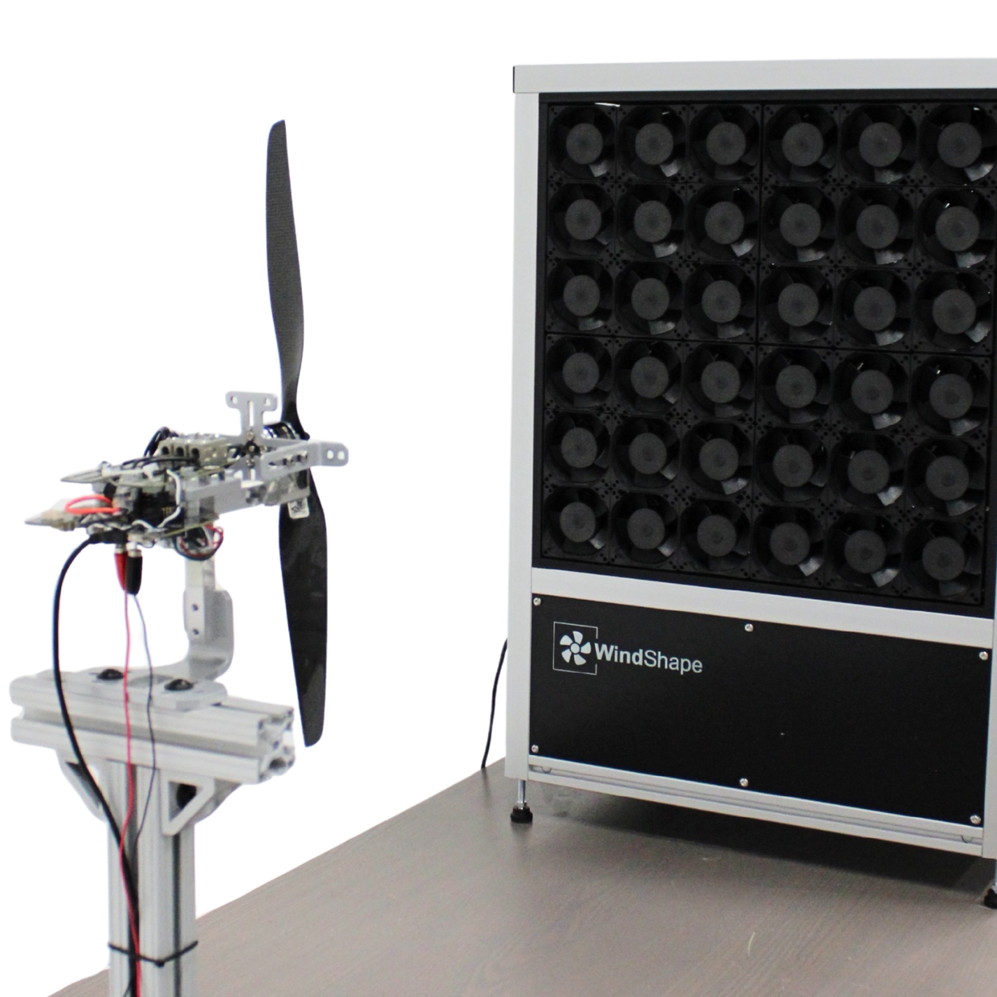 propeller testing setup for drones