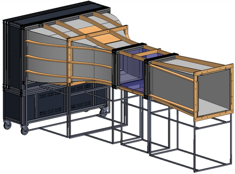 Diagram of convergent device for Windshaper